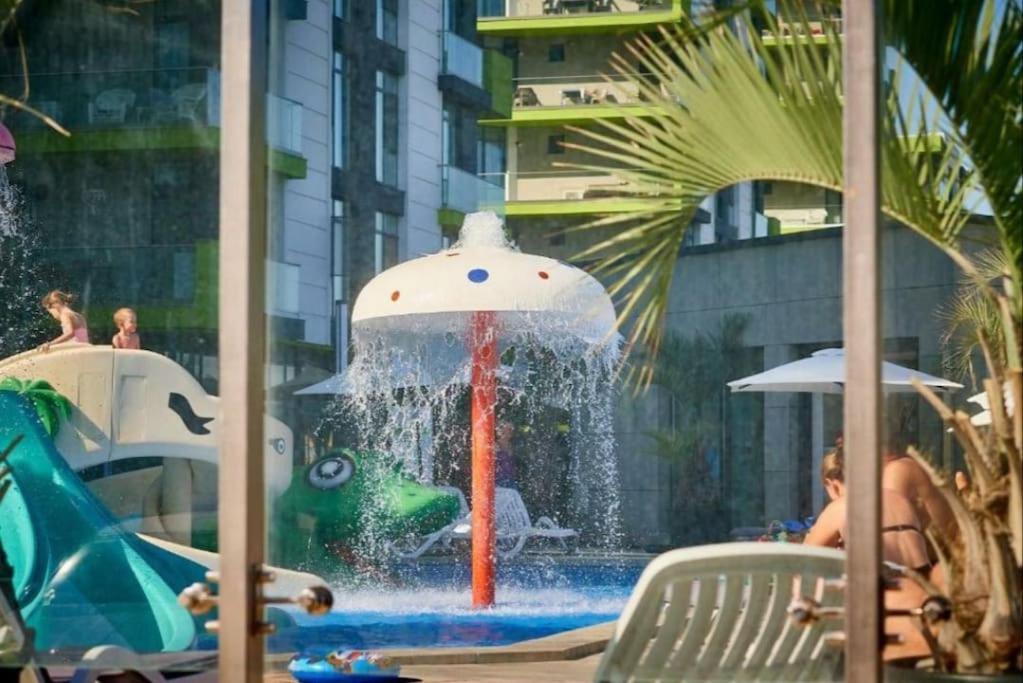 Alezzy Beach Apartament Prima Linie La Mare Năvodari Buitenkant foto