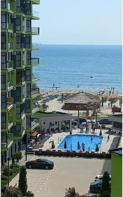Alezzy Beach Apartament Prima Linie La Mare Năvodari Buitenkant foto